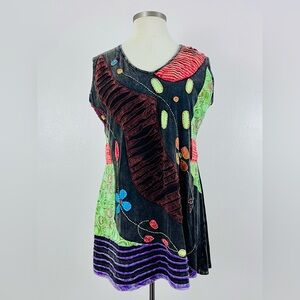 LAST CHANCE ✅ VTG 2000s Colorful Mitochondria Dress